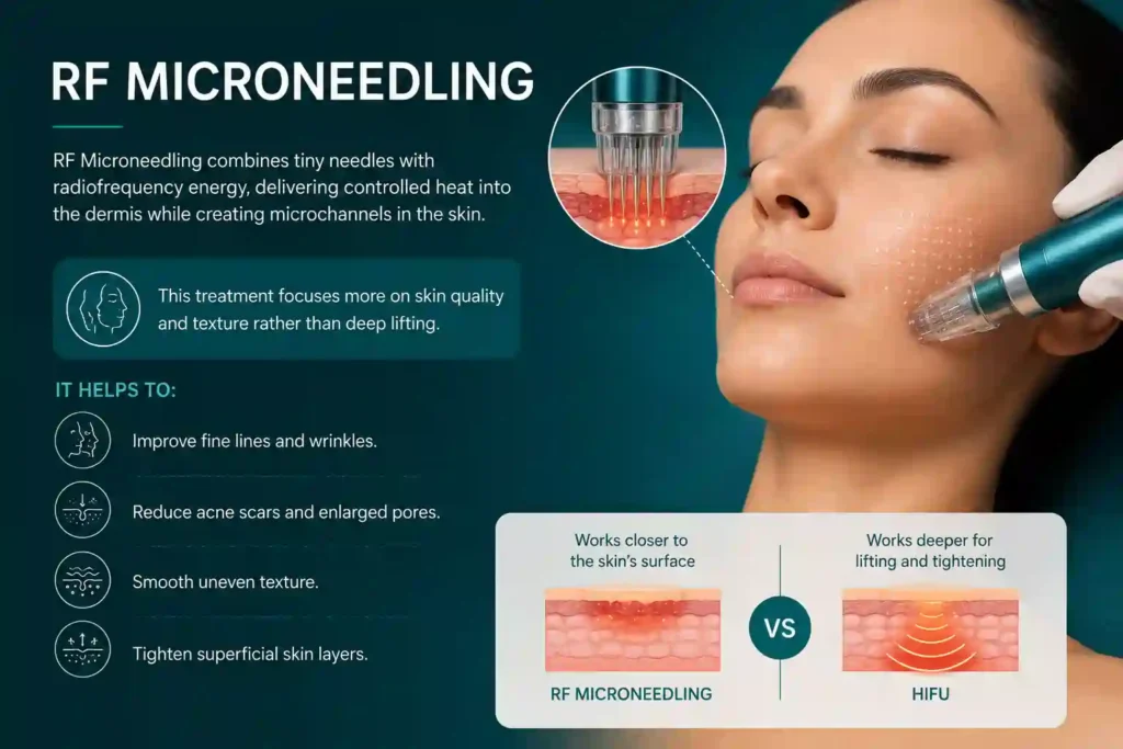 What Does RF Microneedling Do That HIFU Alone Cannot Havering